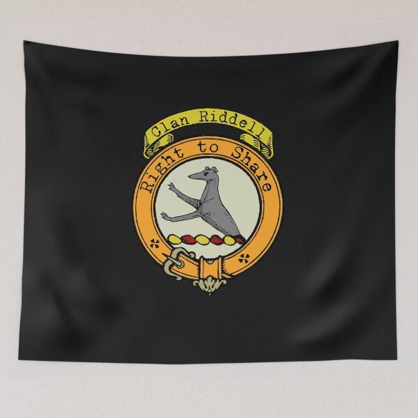 Item preview, Riddell Clan Surname crest designed and sold by BagTown Clans.