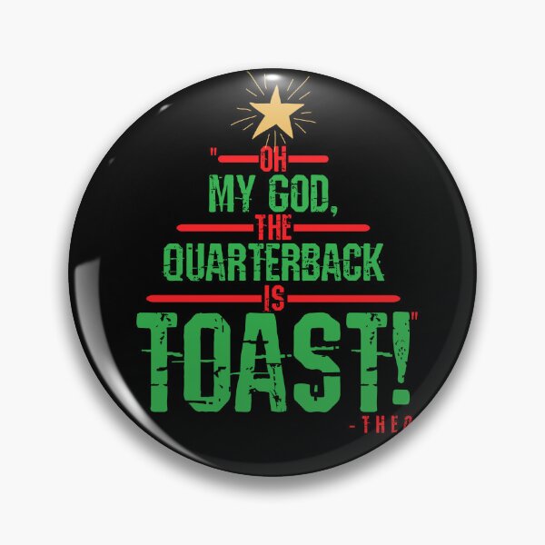 Item preview, Oh my god, the quarterback IS toast! -Theo, Die Hard  designed and sold by Sticker Up.