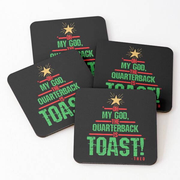 Item preview, Oh my god, the quarterback IS toast! -Theo, Die Hard  designed and sold by Sticker Up.