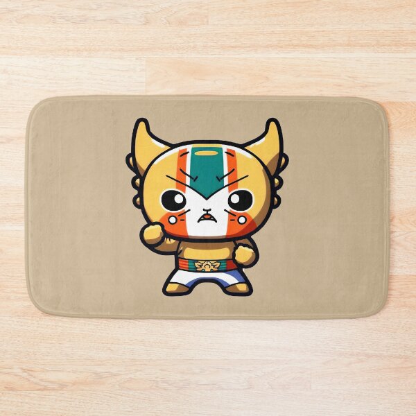 Artikelvorschau, Lucha Libre Katzen | Mexikanische Wrestling | Anime-Katzen | Kawaii-Katzen | Chibi-Katzen | Lucha Libre Katzen 70 | El Toro de Oro entworfen und verkauft von Catcosm.