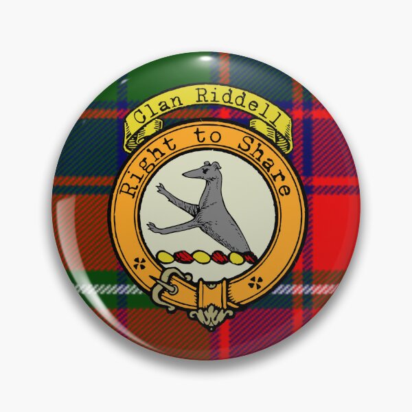 Item preview, Riddell Scottish Tartan and Crest designed and sold by BagTown Clans.