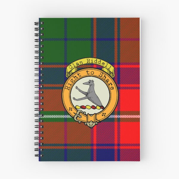 Item preview, Riddell Scottish Tartan and Crest designed and sold by BagTown Clans.