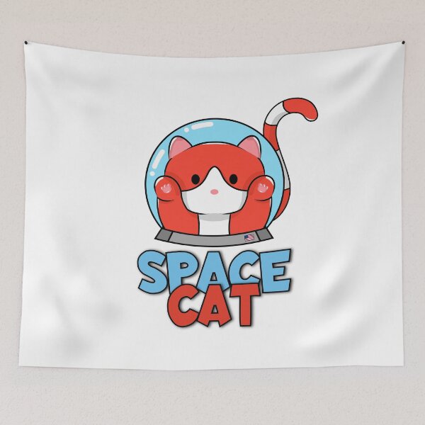 Item preview, Ap Lang Space Cat Red designed and sold by CoupleSnack.