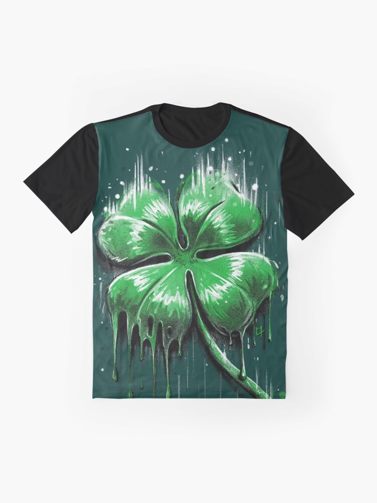 Alternate view of Four Leaf Clover Graphic T-Shirt