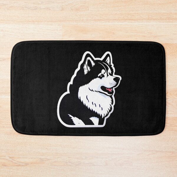 Item preview, Majestic Alaskan Malamute Black Vector Art designed and sold by Ellen Davis.