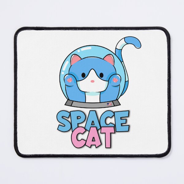 Item preview, Ap Lang Space Cat Light Blue designed and sold by CoupleSnack.
