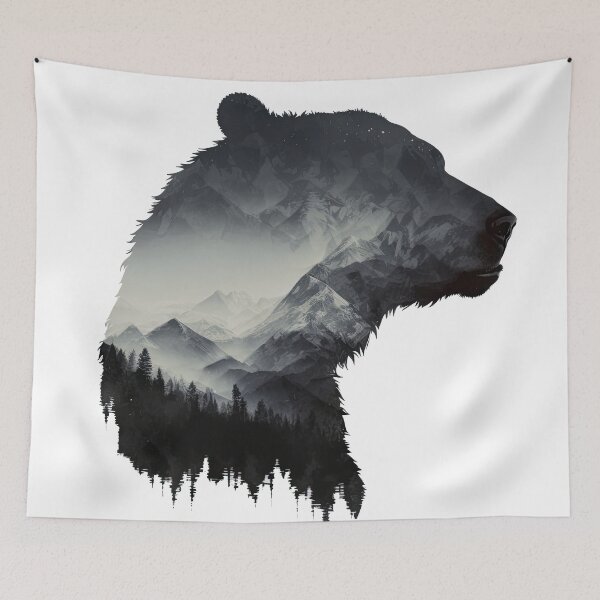 Item preview, Polar bear landscape designed and sold by raindigitalart.