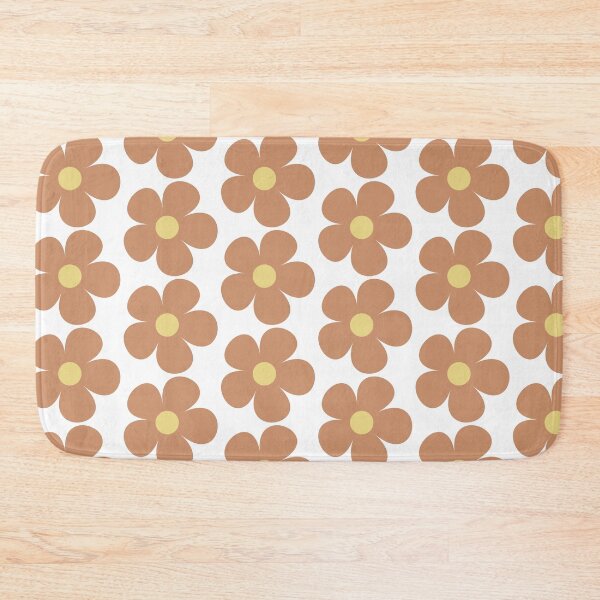 Item preview, cute muted terracotta retro flower designed and sold by opptop.