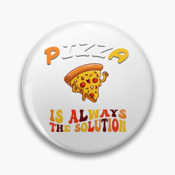 Item preview,  PIZZA IS ALWAYS THE SOLUTION STICKERS,PIZZA LOVERS STICKERS, FUNNY PIZZA DAY STICKERS designed and sold by OthStore.