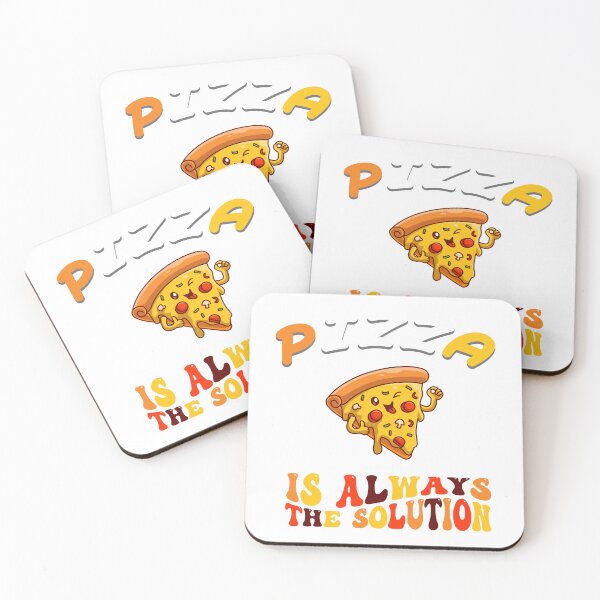 Item preview,  PIZZA IS ALWAYS THE SOLUTION STICKERS,PIZZA LOVERS STICKERS, FUNNY PIZZA DAY STICKERS designed and sold by OthStore.