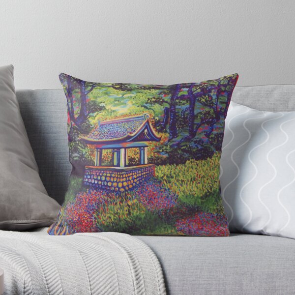 Purifying Well Throw Pillow