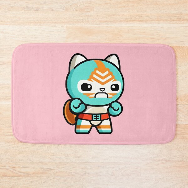 Artikelvorschau, Lucha Libre Katzen | Mexikanische Wrestling | Anime-Katzen | Kawaii-Katzen | Chibi-Katzen | Lucha Libre Katzen 78 | La Flecha entworfen und verkauft von Catcosm.