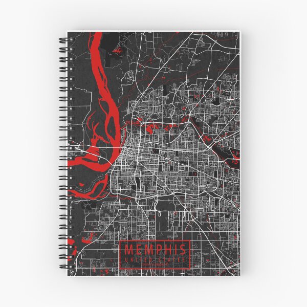 Item preview, Memphis City Map of Tennessee, USA - Oriental designed and sold by deMAP.