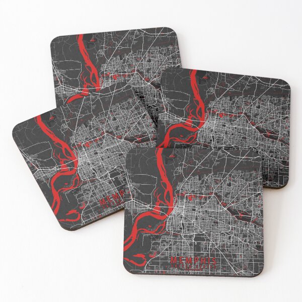 Item preview, Memphis City Map of Tennessee, USA - Oriental designed and sold by deMAP.