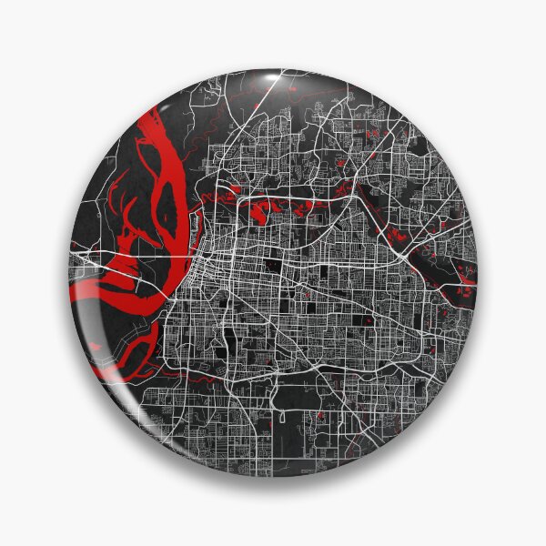 Item preview, Memphis City Map of Tennessee, USA - Oriental designed and sold by deMAP.