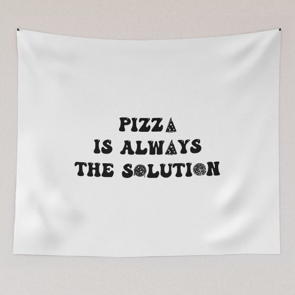 Item preview,  PIZZA IS ALWAYS THE SOLUTION STICKERS,PIZZA LOVERS STICKERS, FUNNY PIZZA DAY STICKERS designed and sold by OthStore.