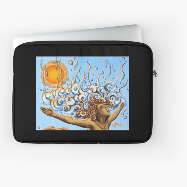 Balance of Life (cut) - Yoga Art from Shee - Surreal Worlds Laptop Sleeve