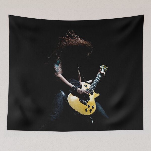 Item preview, Guitar player in a great guitar solo designed and sold by elcarnero.