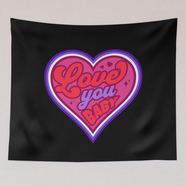 Item preview, Love You Baby Valentine's Day Heart designed and sold by DreamSwiftly.