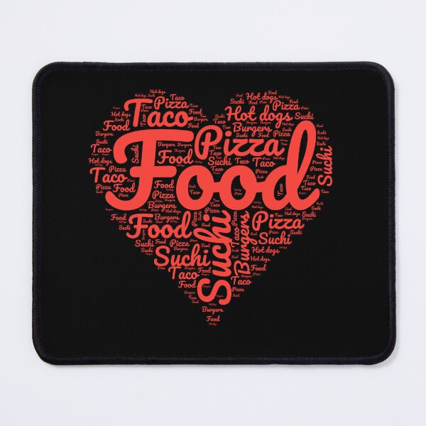 Item preview, food lover design heart shaped designed and sold by Adam-the-maker.