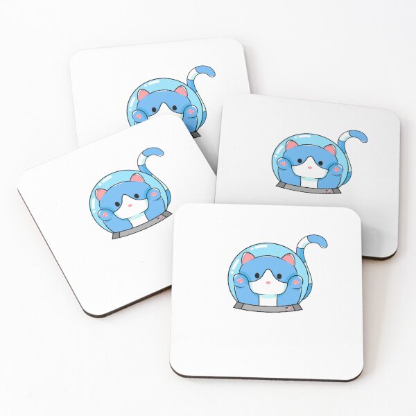 Item preview, Ap Lang Space Cat Light Blue designed and sold by CoupleSnack.