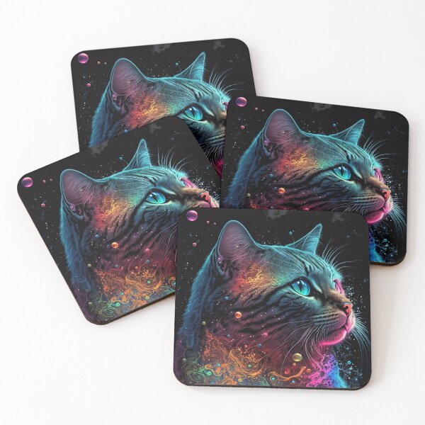 Item preview, Psychedelic Kitty Cat designed and sold by ArchAngelAries.