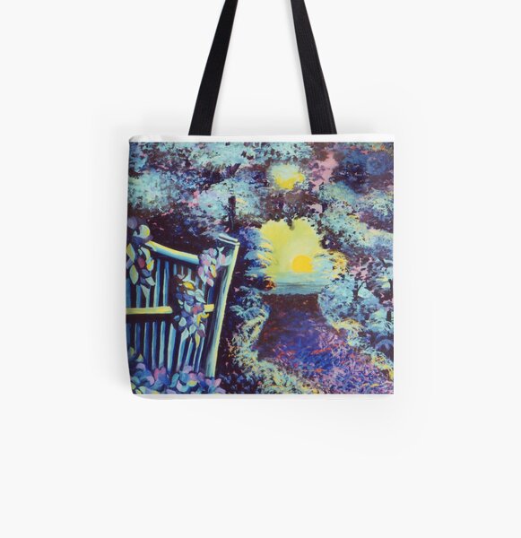 Walk to the Sea All Over Print Tote Bag