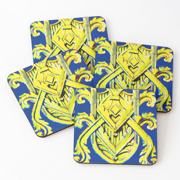 Item preview, Architectural Motif #1 in Technicolor designed and sold by InkThinkArt.