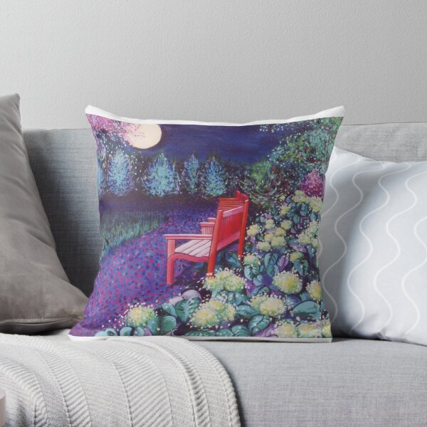 The Moon Seat Throw Pillow