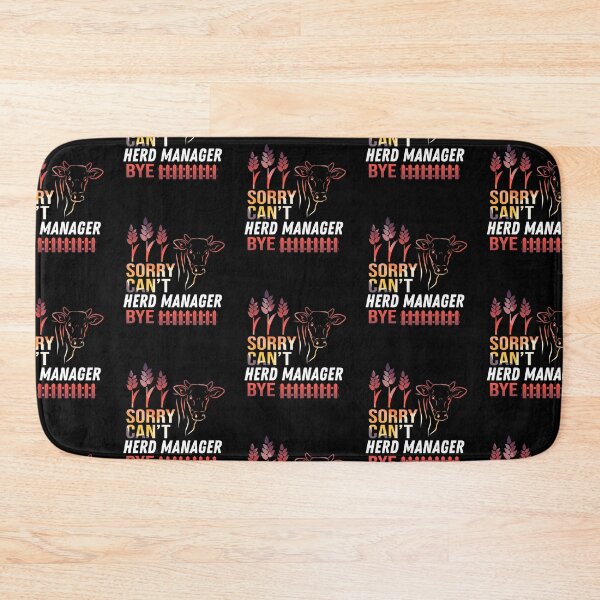 Item preview, Red version of Sorry. Can't. I'm a Herd Manager. Bye! designed and sold by FarmsteadAcers.