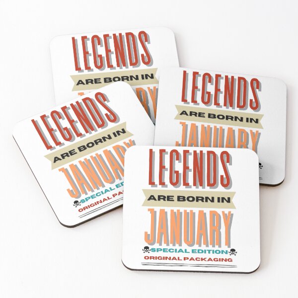 Item preview, Legends Are Born In January Special Edition Original Packaging designed and sold by LadyHustle.
