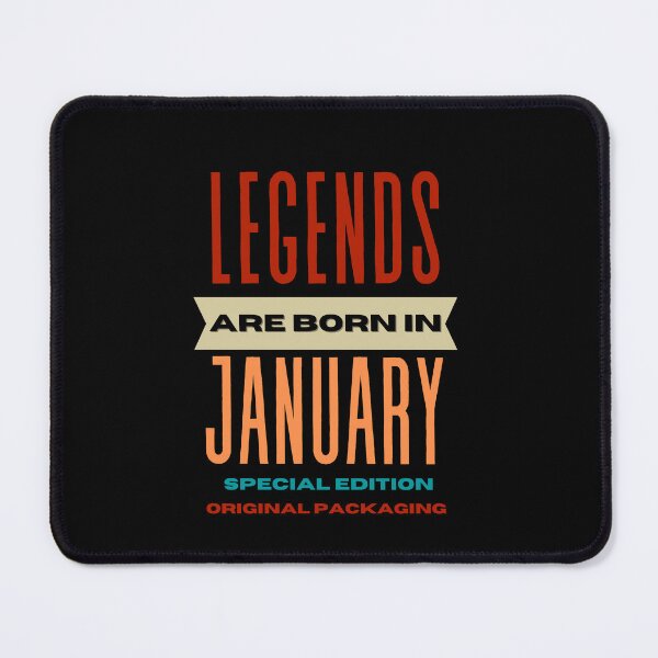 Artikelvorschau, Legends Are Born In January Special Edition Originalverpackt entworfen und verkauft von LadyHustle.