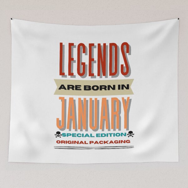 Item preview, Legends Are Born In January Special Edition Original Packaging designed and sold by LadyHustle.