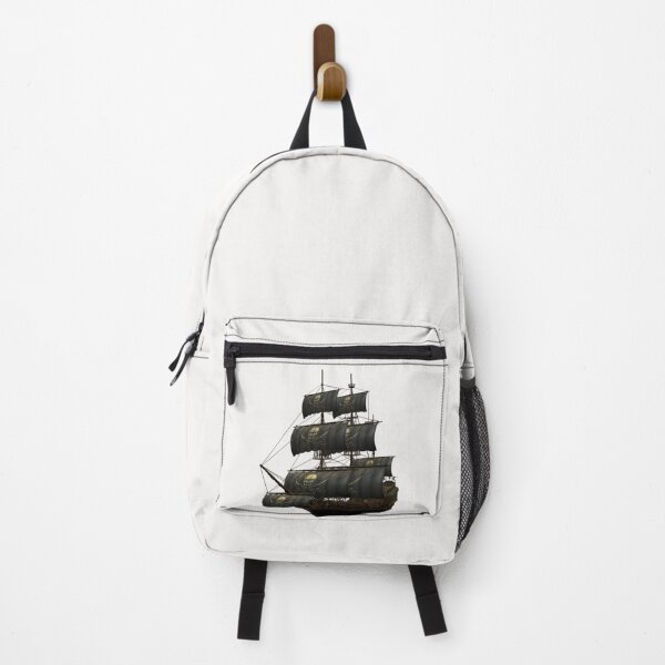 Item preview, Pirate Ship Black And White designed and sold by EROUISE.