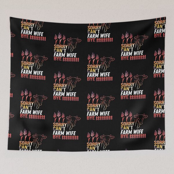 Item preview, Red version of Sorry. Can't. I'm a Farm Wife. Bye! designed and sold by FarmsteadAcers.