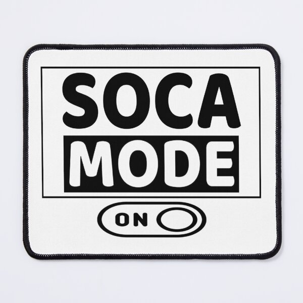 Item preview, Soca Mode Brand Logo in Black Print - Soca Mode designed and sold by Soca-Mode.