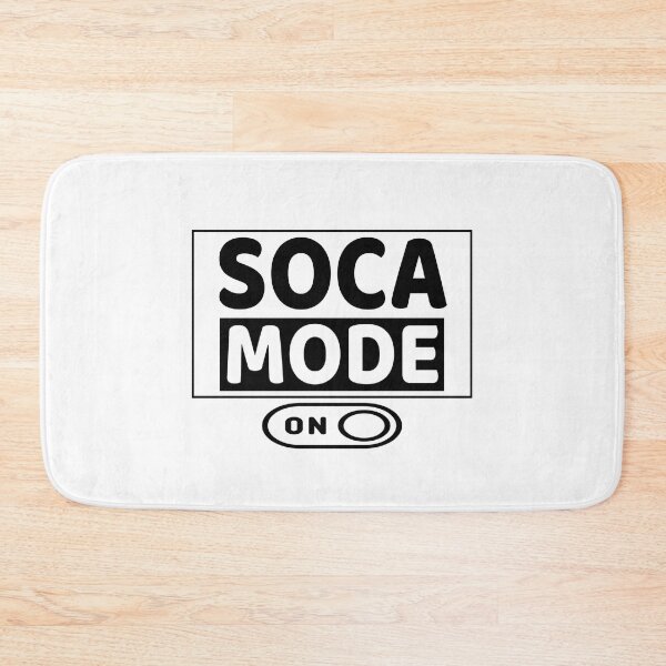 Item preview, Soca Mode Brand Logo in Black Print - Soca Mode designed and sold by Soca-Mode.