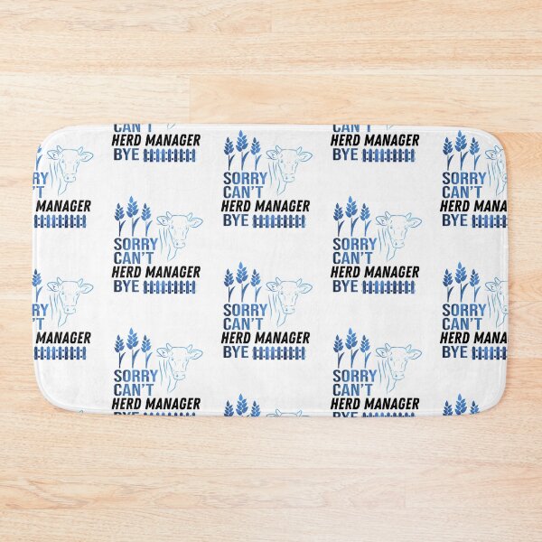 Item preview, White version of Sorry. Can't. I'm a Herd Manager. Bye! designed and sold by FarmsteadAcers.