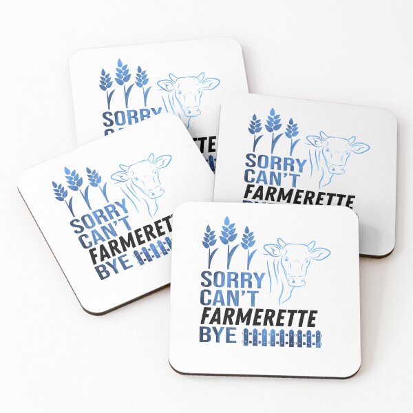 Item preview, White version of Sorry. Can't. I'm a Farmerette. Bye! designed and sold by FarmsteadAcers.