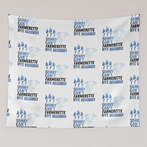 Item preview, White version of Sorry. Can't. I'm a Farmerette. Bye! designed and sold by FarmsteadAcers.