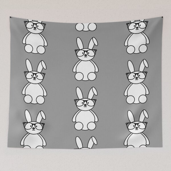 Item preview, Cool Hipster Bunny designed and sold by KGoPrintables.