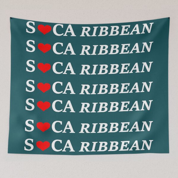 Item preview, Soca Caribbean combined with So Caribbean in White Print designed and sold by Soca-Mode.