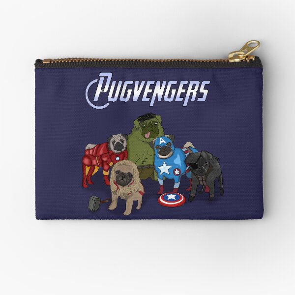 The Pugvengers Zipper Pouch