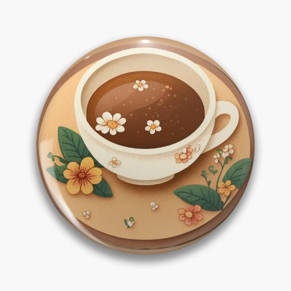 Item preview, Wake Up and Smell the Coffee - Coaster Art Illustration designed and sold by PixelPerfectCo.