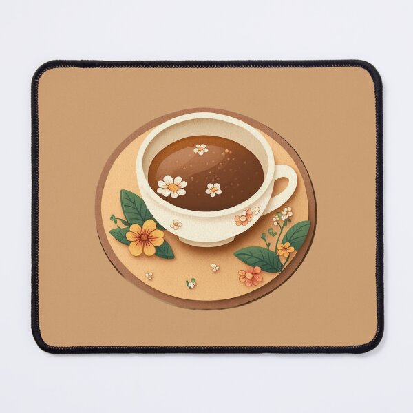 Item preview, Wake Up and Smell the Coffee - Coaster Art Illustration designed and sold by PixelPerfectCo.