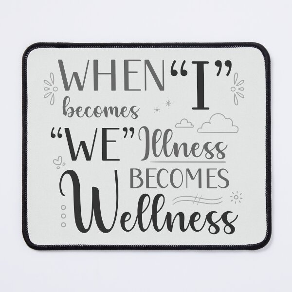 Item preview, When I Becomes We, Illness Becomes Wellness in Black and White designed and sold by PaperRain.