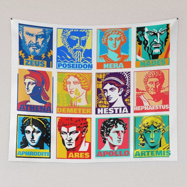 Item preview, 12 Olympian Gods designed and sold by PallasAgora.