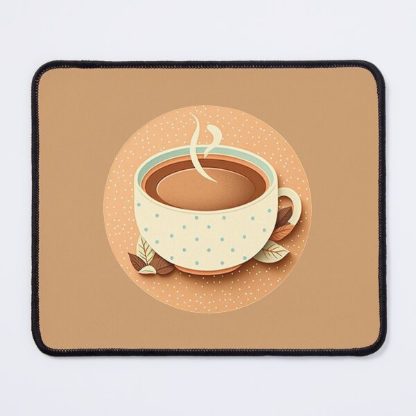 Item preview, Wake Up and Smell the Coffee - Coaster Art Illustration designed and sold by PixelPerfectCo.