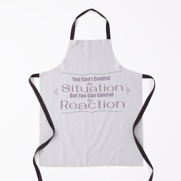 Item preview, You Can't Control the Situation but you Can Control the Reaction in Plum Purple designed and sold by PaperRain.
