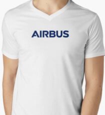 AIRBUS modern logo Men's V-Neck T-Shirt